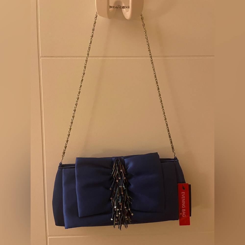 NWT Style & Co Evening Bag Blue